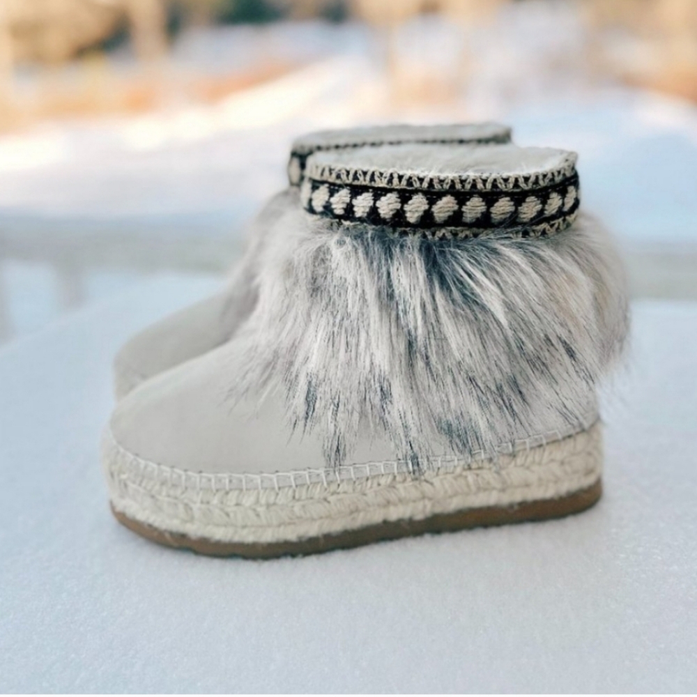 Free people  glace Oberland boot faux fur trimmed